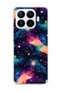 Mi 17t Compatible Colorful Galaxy Printed Transparent Phone Case