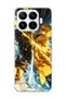 Mi 17t Compatible Anime Lightning Sword Printed Transparent Phone Case