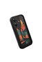 Realme Note 60 Compatible Black Silicone Camera Protected Shock Absorbing Protective Case with Cactus Pattern - 3