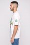 Zoox Men Crew Neck Short Sleeves Graphic Print T-Shirt, White - 3