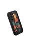 Samsung Galaxy A25 Compatible Black Silicone Camera Protected Shock Absorbing Protective Case with Cactus Pattern - 3