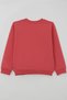 Girl's Sweatshirt with Friendship Theme and Cute Animals Printed, Ages 1.5-5, Coral - 2