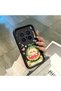 غطاء حماية متوافق مع هاتف Vivo X200 Pro من السيليكون الأسود مع حماية للكاميرا وامتصاص الصدمات بنمط البطيخ وقوس قزح