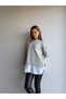 Oversize Shirted Knit Sweater