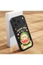 حافظة حماية ممتصة للصدمات من السيليكون الأسود متوافقة مع هاتف iPhone 17 Pro Max مع نمط البطيخ وقوس قزح - 2