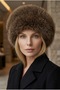 Women's Brown Luxury Furry Soft Furry Winter Plush Cap Hat Russian Hat - 2