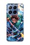 Mi 17t Pro Compatible Anime Water Sword Printed Transparent Phone Case