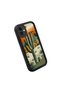 iPhone 11 Compatible Black Silicone Camera Protected Shock Absorbing Protective Case with Cactus Pattern - 4