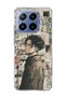 Mi 17t Pro Compatible Anime Newspaper Collage Printed Transparent Phone Case