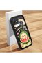 Oppo A15/A15S Compatible Black Silicone Camera Protected Shock-Absorbing Protective Case Watermelon and Rainbow Pattern - 2
