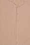 Men Regular Fit Textured Short Sleeve Casual Shirt, Tan - 5