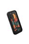 Oppo A54S Compatible Black Silicone Camera Protected Shock Absorbing Protective Case with Cactus Pattern - 3