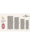 Eta Retro Geometric Leaf Pattern Woven Base Carpet Eta4375 - 4