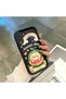 Samsung Galaxy A50/A50S/A30S Compatible Black Silicone Camera Protected Shock Absorbing Protective Case Watermelon and Rainbow Pattern
