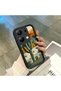 حافظة حماية ممتصة للصدمات من السيليكون الأسود المتوافق مع Redmi Note 14S، مزودة بنمط الصبار