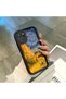 Poco M5S Compatible Black Silicone Camera Protected Shock-Absorbing Protective Case Starry Oil Paint Pattern