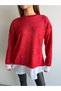 Oversize Shirted Knit Sweater - 5