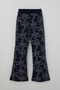 Girl's Tights Set with Bow Print, Spanish Style, 5-9 Years, Ecru - 3
