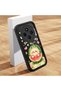 Redmi 14C 4G/5G Compatible Black Silicone Camera Protected Shock-Absorbing Protective Case Watermelon and Rainbow Pattern - 2