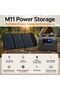 150W Portable Solar Power Station - 128Wh LiFePO4 Battery Generator | 220V AC & Solar Charging, Type-C Output, Built-in Flashlight | Power Supply for Camping, Travel, RV, and Emergency Backup - 2