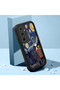 Samsung Galaxy A35 Compatible Black Silicone Camera Protected Shock-Absorbing Protective Case Starry Oily Snoopy - 2
