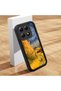 Xiaomi Mi 14t Compatible Black Silicone Camera Protected Shock-Absorbing Protective Case with Starry Oil Painting Pattern - 2