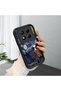 Redmi Note 14 Pro Plus+ 5g Compatible Black Silicone Camera Protected Shock Absorbing Protective Case Starry Oily Snoopy