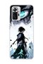 Redmi Note 10 Pro 4g Compatible Anime Turquoise Eye Printed Transparent Phone Case