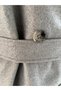 Plus Size Double-Breasted Belted Cashmere Coat/Jacket - 4