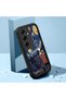 Samsung Galaxy S25 Plus Compatible Black Silicone Camera Protected Shock Absorbing Protective Case Starry Oily Snoopy - 2