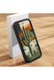 Samsung Galaxy A50/A50S/A30S Compatible Black Silicone Camera Protected Shock Absorbing Protective Case with Cactus Pattern - 2
