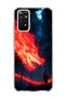 Redmi Note 11 / 11S Compatible Fire Dragon Forest Printed Transparent Phone Case