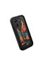 Poco C65 Compatible Black Silicone Camera Protected Shock Absorbing Protective Case with Cactus Pattern - 3