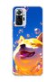 Redmi Note 10 Pro 4g Compatible Smiling Dog Bubble Printed Transparent Phone Case