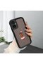 Tecno Camon 19 Neo(Ch6I) Compatible Black Silicone Camera Protected Shock-Absorbing Protective Case Striped Dog Pattern