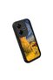 Poco M6 4g Compatible Black Silicone Camera Protected Shock-Absorbing Protective Case with Starry Oil Painting Pattern - 3
