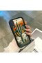 Samsung Galaxy A50/A50S/A30S Compatible Black Silicone Camera Protected Shock Absorbing Protective Case with Cactus Pattern