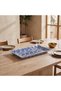 Zuhra Floral Print Glass Serving Platter - 21x31 cms - 2