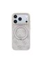 iPhone 18 Pro Max Case Licensed M-Safe 4g Patterned 360 Stand Classic Lettering Logo Cover Pink - 3