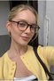 Toscano Unisex Vintage Brown Framed Gold Leopard Detailed Oval Ultra Light Blue Block Blue Light Filter Screen Glasses - 3
