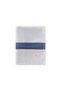 Straw Patterned Striped Blanket 85X100 cm Blue Indigo