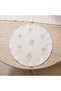 Palm 4-Piece Embroidered Placemat Set - 38 cms