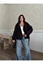 High Collar Buttoned Belted Cashmere Jacket - 6