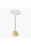 Marble Top Side Table with Pedestal Base - 60 cms - 2