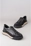 Kmc 6K3767 Genuine Leather Casual Men's Shoes Black - 8