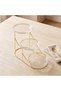 Lara 3-Piece Glass Serving Plates Set with 3-Tier Stand - 2