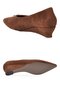 Women's Stone Detailed Evening Dress Shoes Brown Suede Wedge Heeled Special Occasion Night Stylish Shoes 608442 - 5