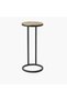 Metal Top Side Table with Pedestal Base - 58 cms - 5