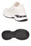 Anorak Knitted Stone Embroidered Sneaker White Lightweight Comfortable Sole Women's Casual Walking Shoes K252-0045-00 - 5