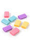 8 Pieces Soft Colorful Eraser Set 28X38X10Mm Non-Marking Vd073 - 4